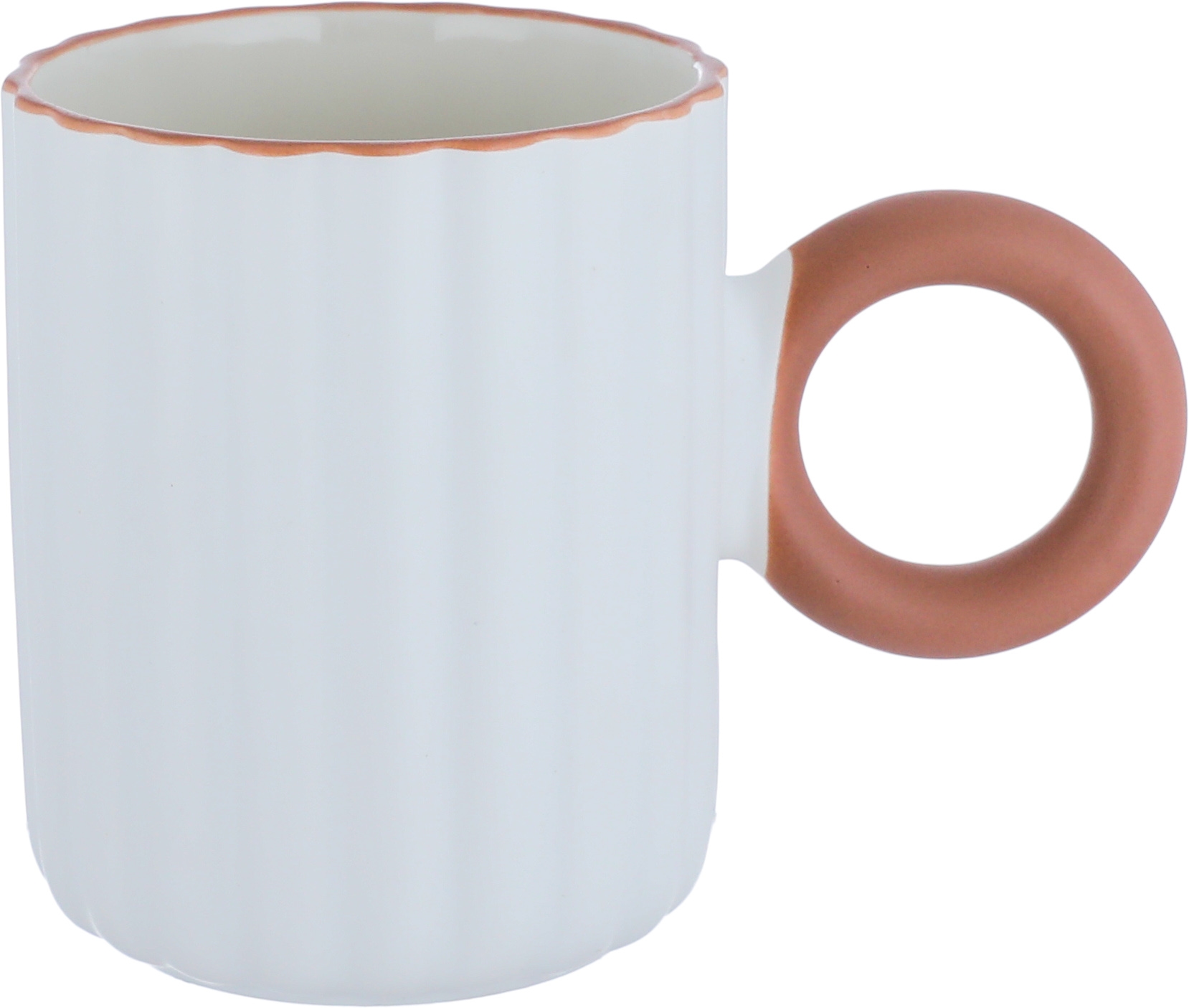 مج بورسلان السيف غاليري، 350 مل - أبيض وردي product image 1
