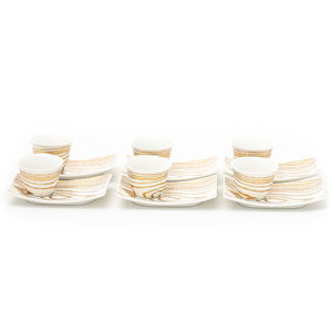 طقم فناجين قهوة عربي بورسلان السيف غاليري، 12 قطعة - متعدد الالوان product image