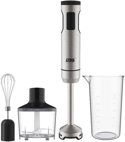 خلاط يدوي ويننج ستار، 1000 واط، 4×1، ST-6500 - فضي اسود product image 1