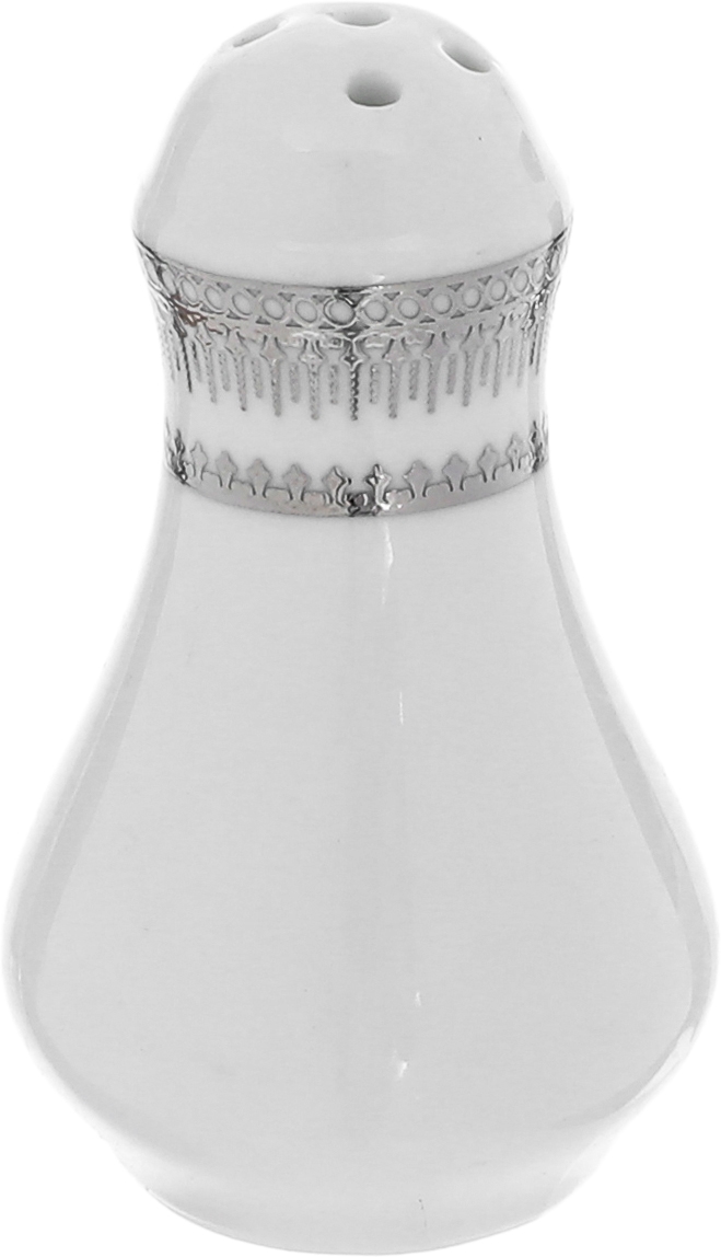 طقم سفرة بورسلان ريدج، 110 قطعة - ابيض فضي product image 8
