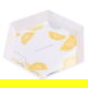 صحن بلاستيك السيف غاليري، 18×18×3 سم، سداسي - أبيض product image 2