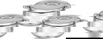Maxima Hilux Food Container Set, 3 Pieces - Silver product image 1