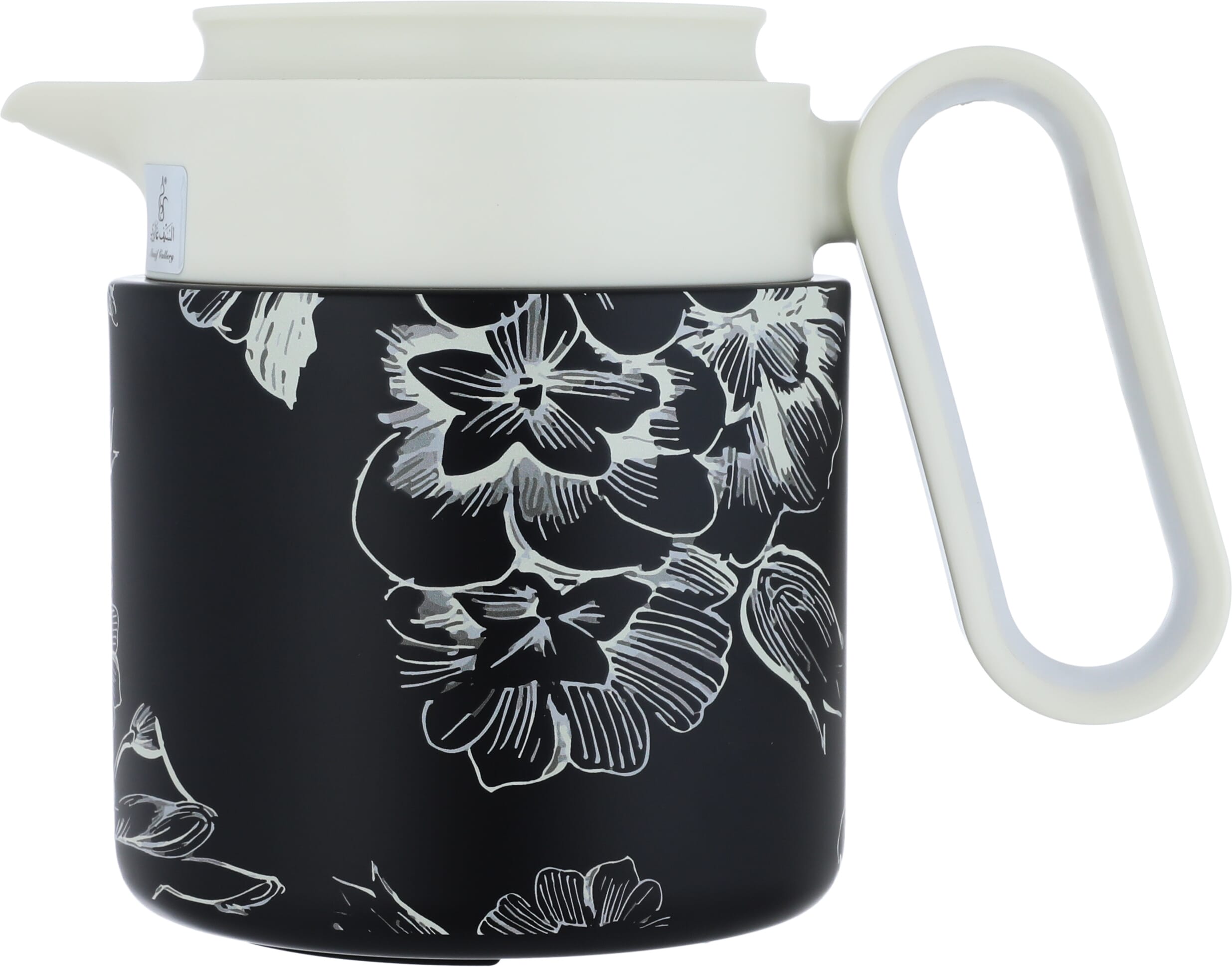 Timeless Rania Thermos, 1.2 liters, steel inner shell, steel outer shell - black grey product image