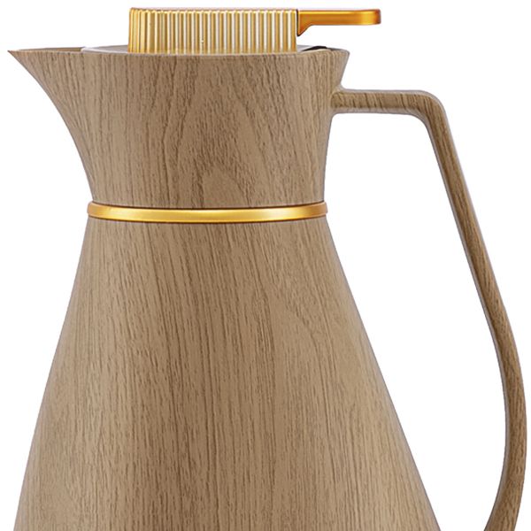 Glory Chiffon Pro Thermos, 1 liter, glass inner container, plastic outer shell - brown product image 2