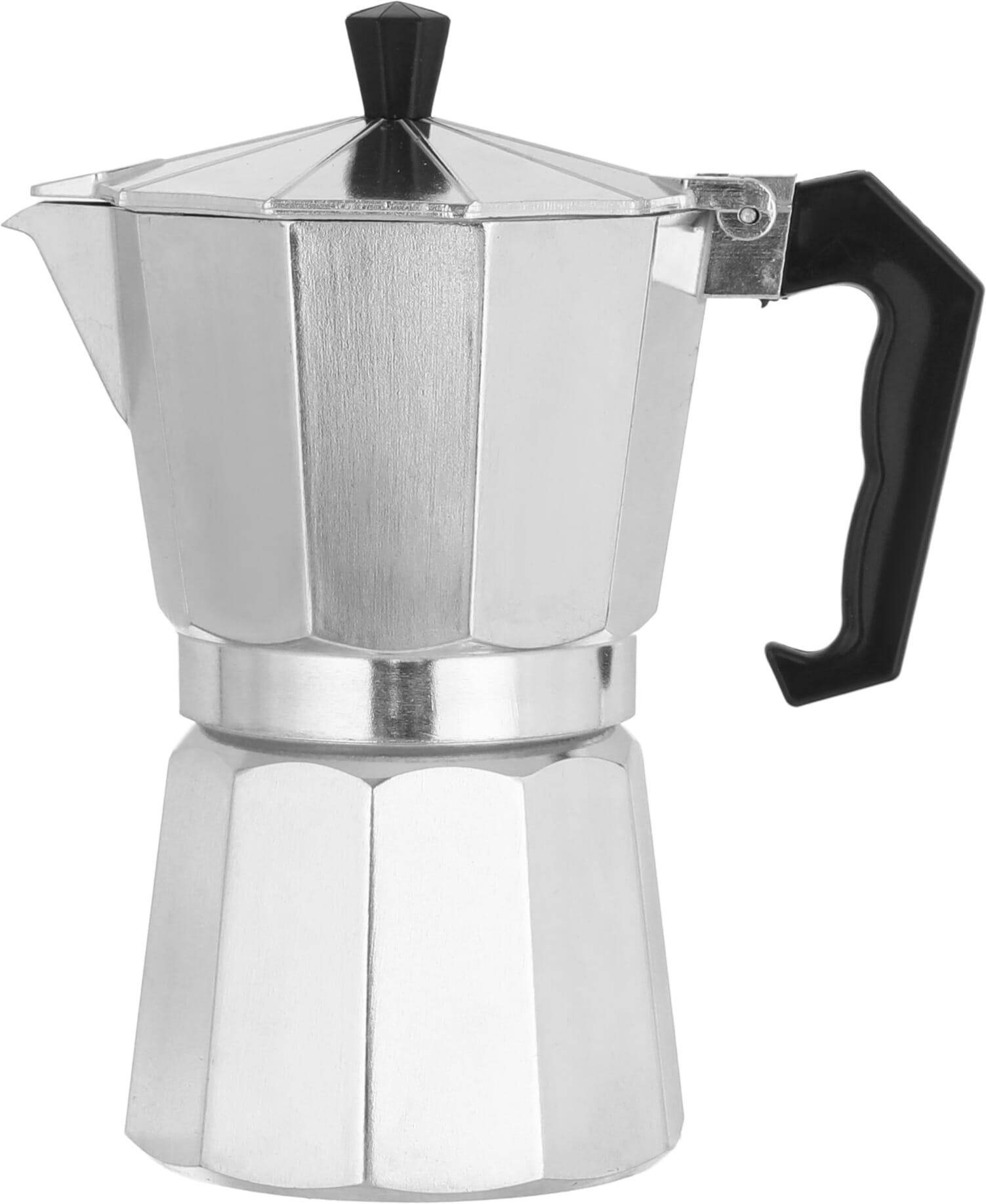 صانعة قهوة اسبريسو ألمونيوم السيف غاليري، 12 كوب، 1200 مللي - فضي product image 1
