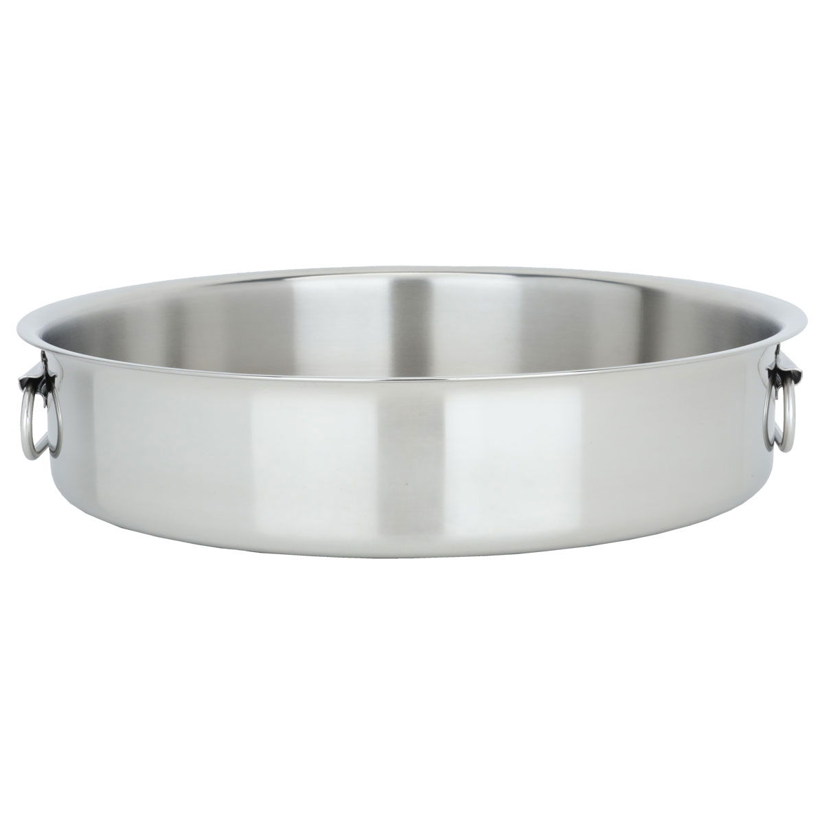 صينية فرن استيل هاشفير، 36 سم، تركي - فضي product image 1