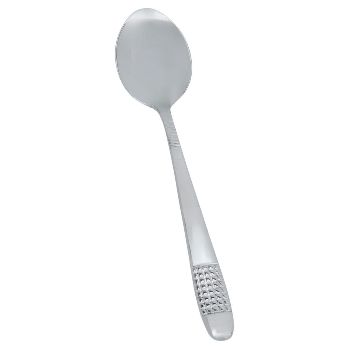 Al Saif Gallery steel forks set, golden triangle pattern, 6 pieces - silver product image
