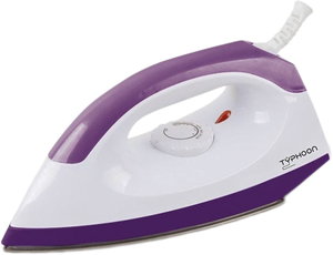كاوية جافة تايفون، 1200 واط، قاعدة طلاء غير لاصقة، TY-06-005 - ابيض بنفسجي product image