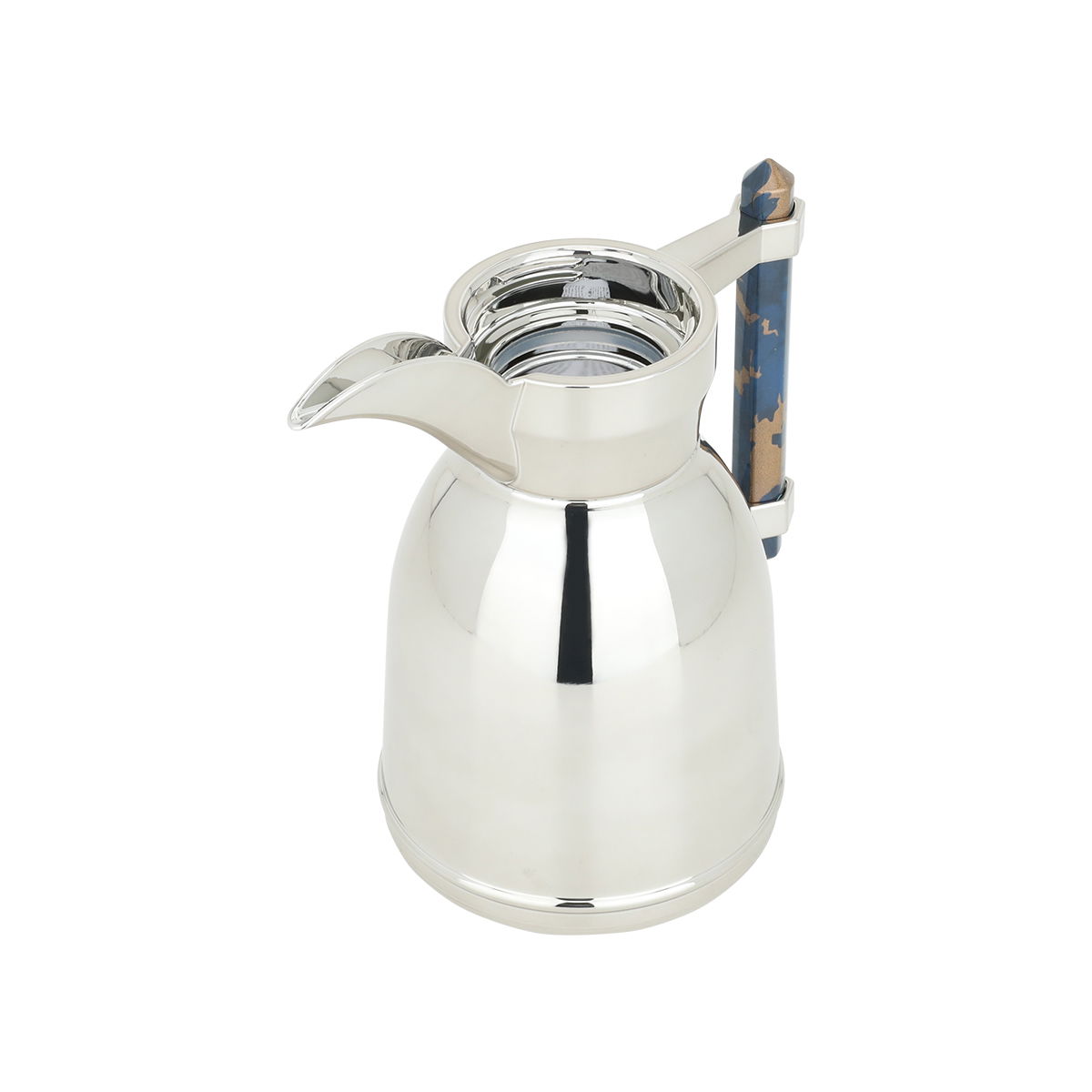 Shahad plastic pot, 0.35 liters -  silver blue product image 4