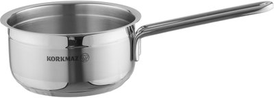 Korkmaz Alpha Stainless Steel Pot, 14 cm, 1 Liter - Silver product image 2