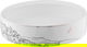 Alsaif Gallery Porcelain Serving Dish, 18 x 6 cm, Acrylic Lid - White Gold product image 2