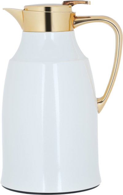 Al-Dariyah Saif Gallery Thermos Flask, 1.3L, Inner Glass, Stainless Steel Body, Pressure Cooker - Pearl product image 2