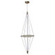 Norco Modern Aluminum Acrylic Pendant Light, 10W, 3000K, 130x30cm - Copper product image 3