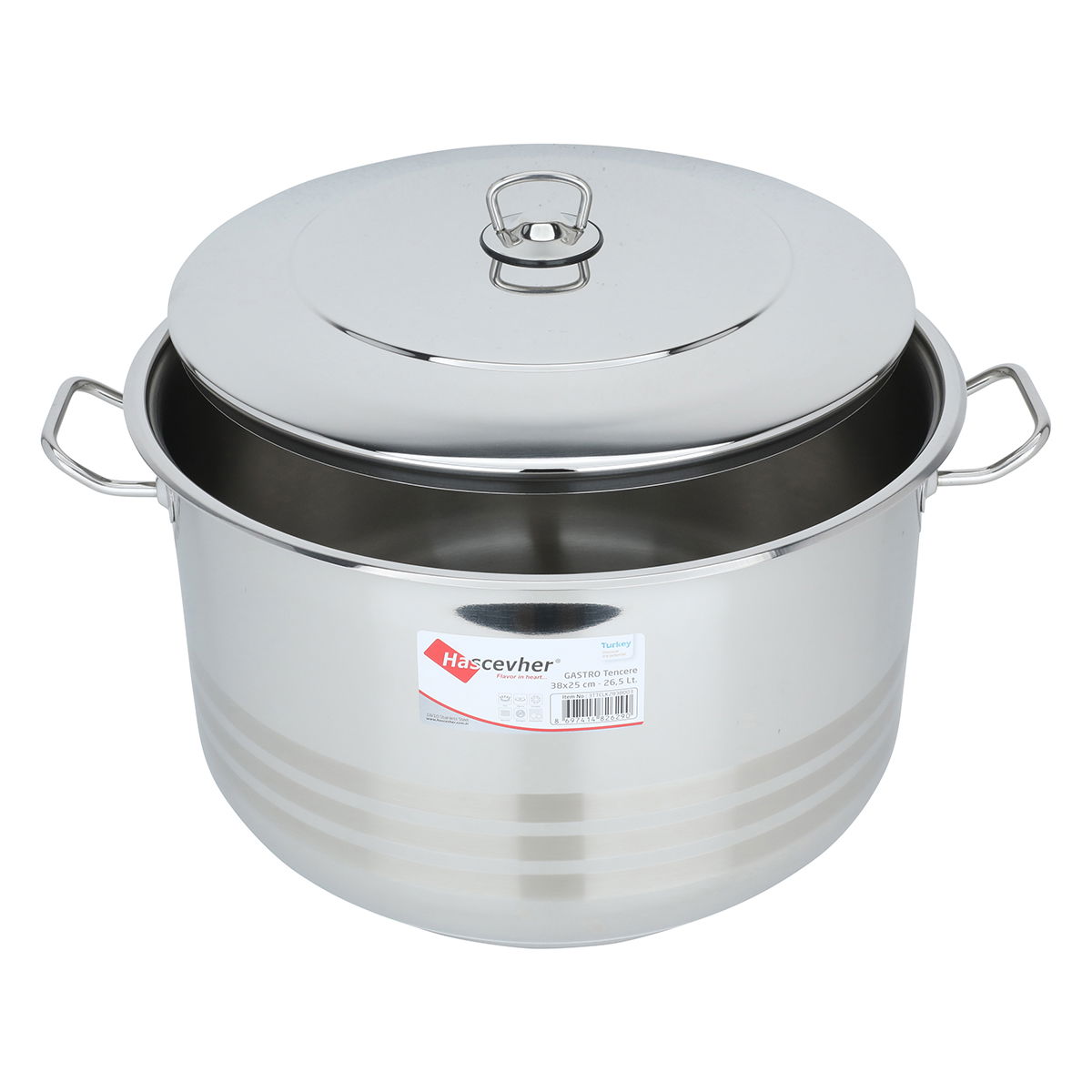 Al Saif Gallery steel pot, 38 x 25 cm - silver product image 2