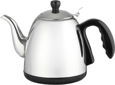 آلة تحضير القهوة والشاي كهربائية دلة الخليج، 1600 واط، 1/1 لتر، شاشة رقمي، تحكم باللمس، SH-7407 - أسود فضي product image 5