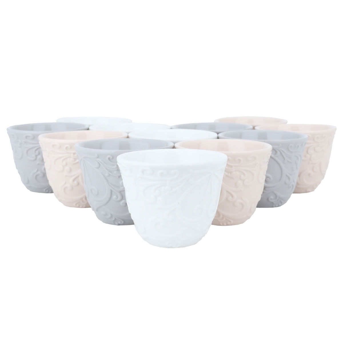 طقم فناجين قهوة عربي السيف غاليري، بورسلان، 12 قطعة - ملون product image 1