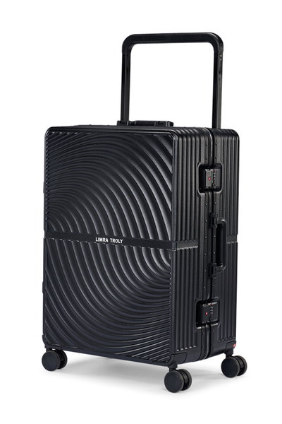 طقم شنط سفر بولي كربونات ليمرا، 2 مقاس، 4 عجلات، LMA-1914 - اسود product image 6