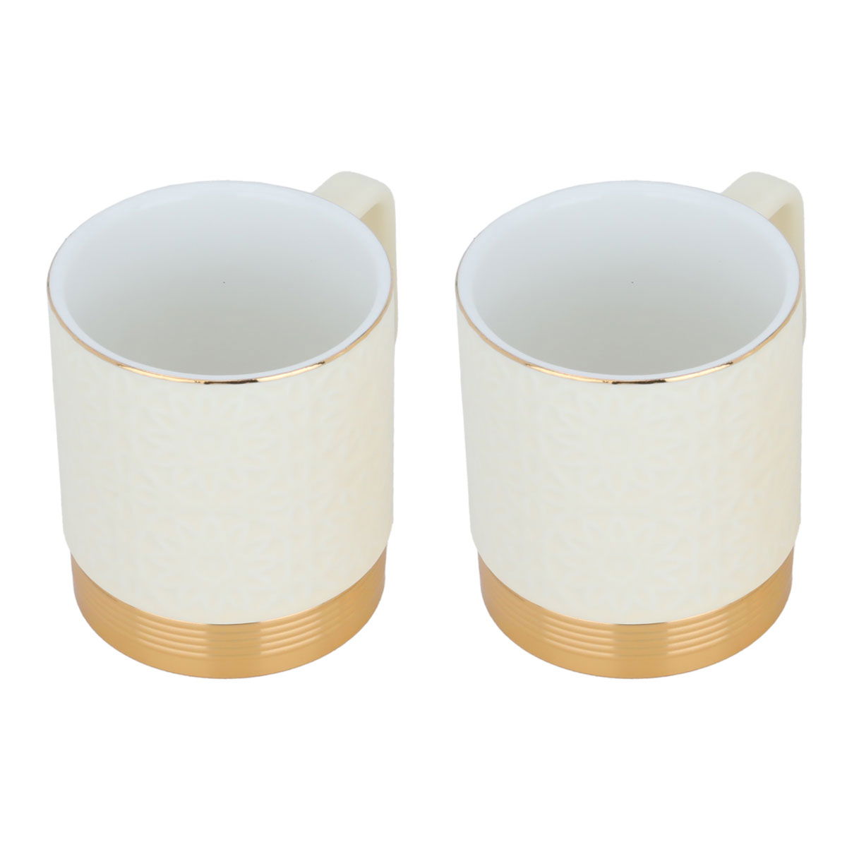 طقم كوب شاي بورسلان السيف غاليري، 2 قطعة - بيج product image 2