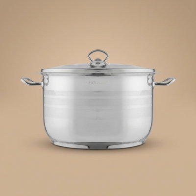 Safinox Stainless Steel Pot, 34 x 22 cm - Silver product image 1