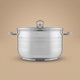 Safinox Stainless Steel Pot, 34 x 22 cm - Silver product image 1