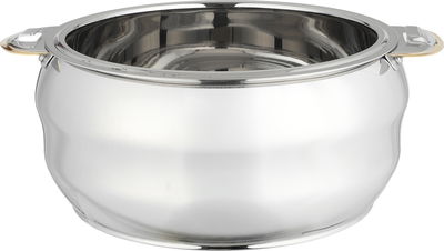 حافظة طعام سما ستانلس استيل بوهارا، 2.5 لتر، دائري - فضي ذهبي product image 2