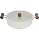 Tornado Ceramic Frying Pan, 26 cm, Wooden Handle - Beige product image 1