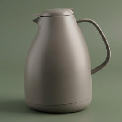ترمس بطريق إليجانس، 1 لتر، حافظة داخلية زجاج - بني product image 1