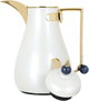Al Saif Gallery Crystal Thermos Set, 1/0.7 litre, tofaria, thermal glass inner container, steel outer shell - pearl gold product image 10