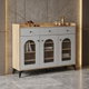 خزانة احذية خشب MDF، 35×120×95 سم، 3 ابواب - خشبي ابيض product image 1