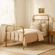 سرير حديد، 35×80×170 سم - ذهبي product image 1