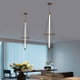 Norco Modern Aluminum Acrylic Pendant Light, 10W, 3000K, 130x30cm - Copper product image 2