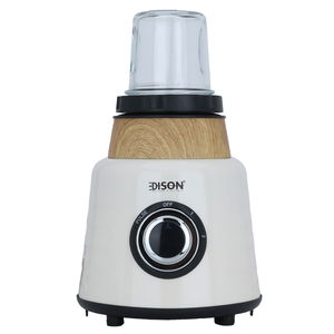 خلاط كهربائي إديسون، 600 واط، 1.5 لتر، مع مطحنة - ابيض product image 2