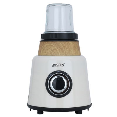 خلاط كهربائي إديسون، 600 واط، 1.5 لتر، مع مطحنة - ابيض product image 2
