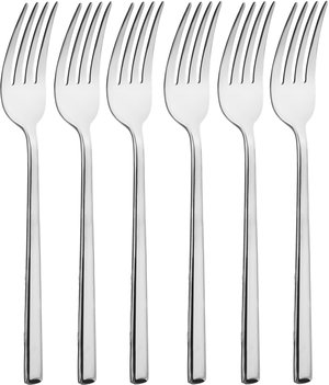 طقم شوك استيل السيف غاليري، 6 قطع - فضي product image