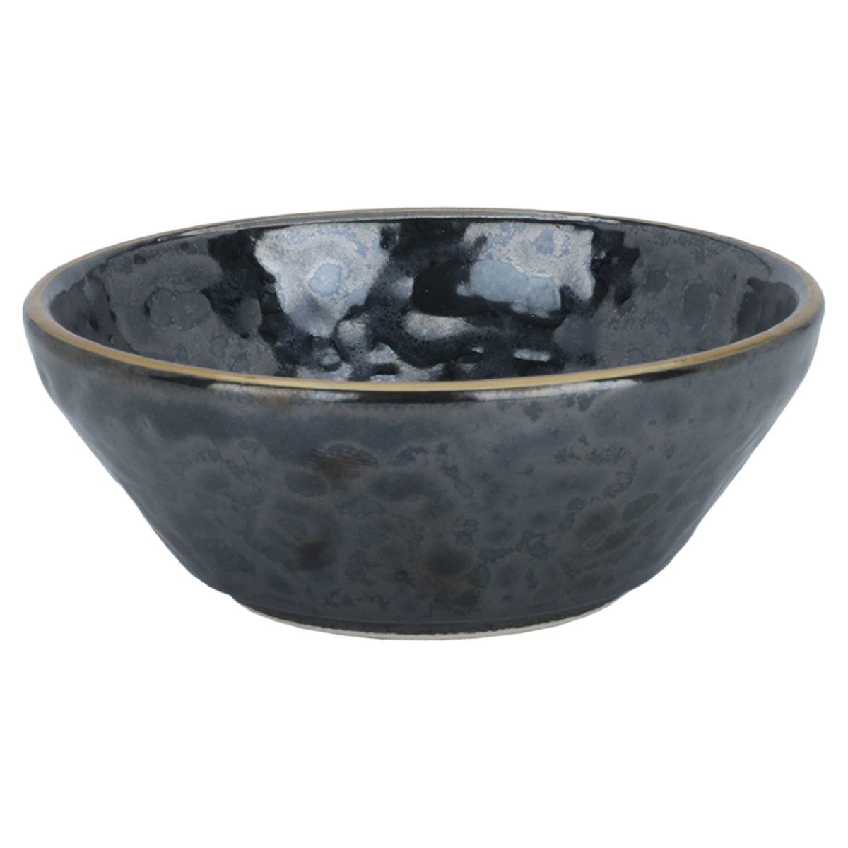 Al Saif Gallery porcelain soup bowl, 10 cm, gold-black line product image 1