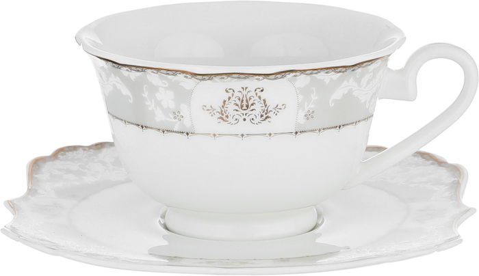 طقم سفرة بورسلان السيف غاليري، 65 قطعة، خطوط ذهبية - ابيض product image 5