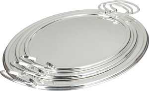 طقم طوفريات استيل السيف غاليري، 3 قطع - فضي product image