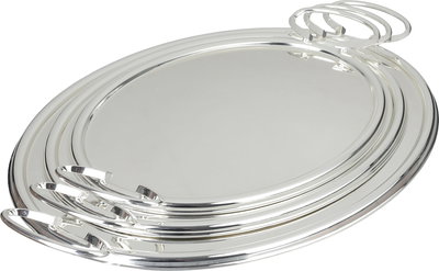 طقم طوفريات استيل السيف غاليري، 3 قطع - فضي product image 1