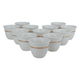 Al Saif Gallery porcelain Arabic coffee cups set, 12 pieces - white product image 1