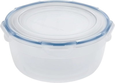 وعاء سلطة بلاستيك لوك اند لوك، 2,1 لتر، غطاء - شفاف أزرق product image 1