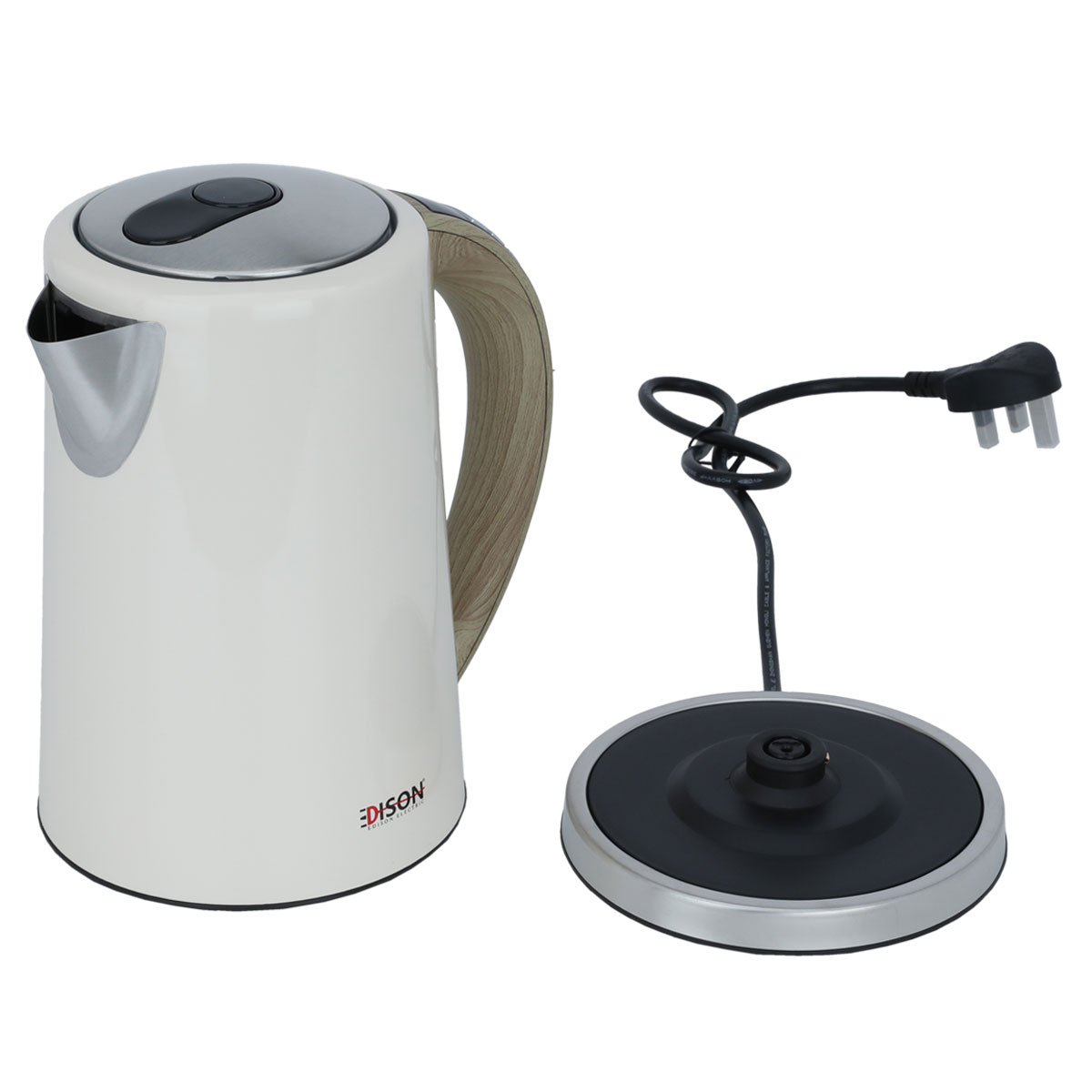 غلاية ماء استيل إديسون، 2100 واط، 1.7 لتر - بيج product image 2
