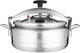 Al Saif Plus Aluminum Pressure Cooker, 5.7 Liters, Stainless Steel Handles, Safety Valve - Silver product image 2