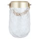 مزهرية زجاج السيف غاليري، 12×12×20 سم، أسطواني، مسكة يد - شفاف product image 1
