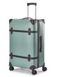 طقم شنط سفر جلد صناعي ليمرا، 2 مقاس، 4 عجلات، GL-9902 - اخضر فاتح product image 5