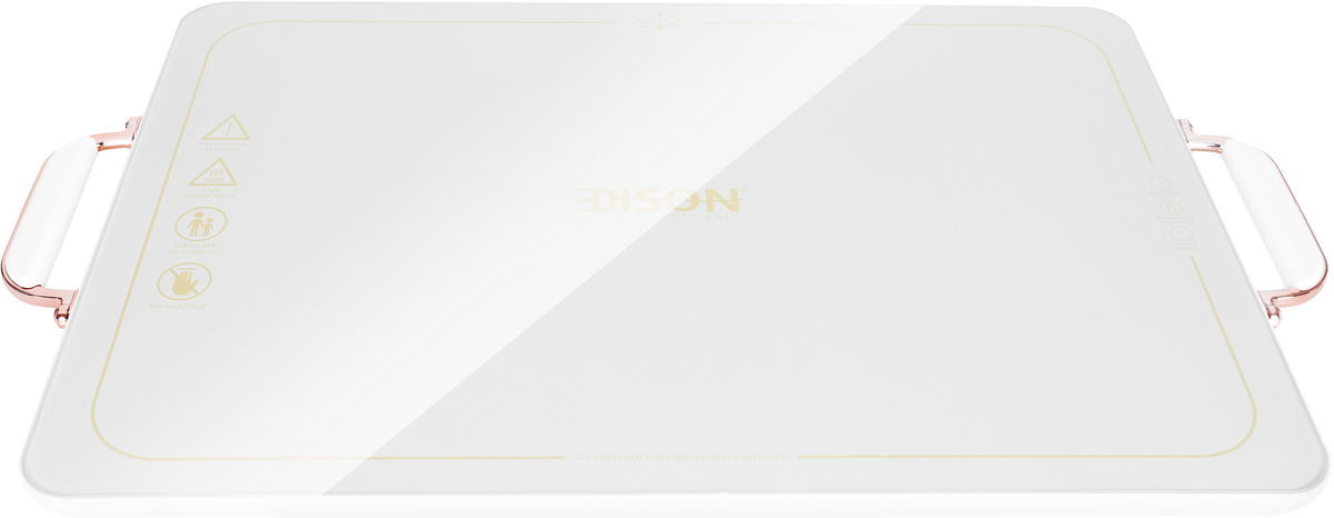 طوفرية تسخين كهربائية زجاج إديسون، 300 واط - ابيض product image 2