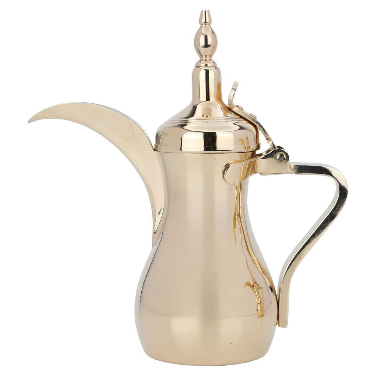 Al Saif Gallery Steel Dallah Set, 3 Pieces - Gold product image 4