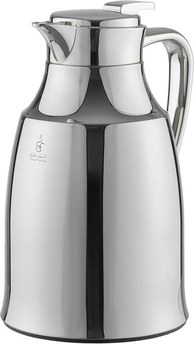 Al Saif Gallery Diriyah Thermos, 1 liter, thermal glass inner container, steel outer shell - silver product image 4