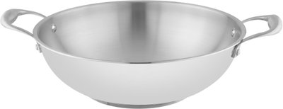 مقلاة ستاينلس استيل السيف، 32 سم، غطاء - فضي product image 3
