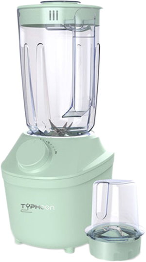 خلاط كهربائي و مطحنة تايفون، 650 واط، 1.8 لتر، TY-02-001 G - اخضر product image