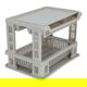 2-layer plastic dish stand, 42 x 39 cm - beige product image 2